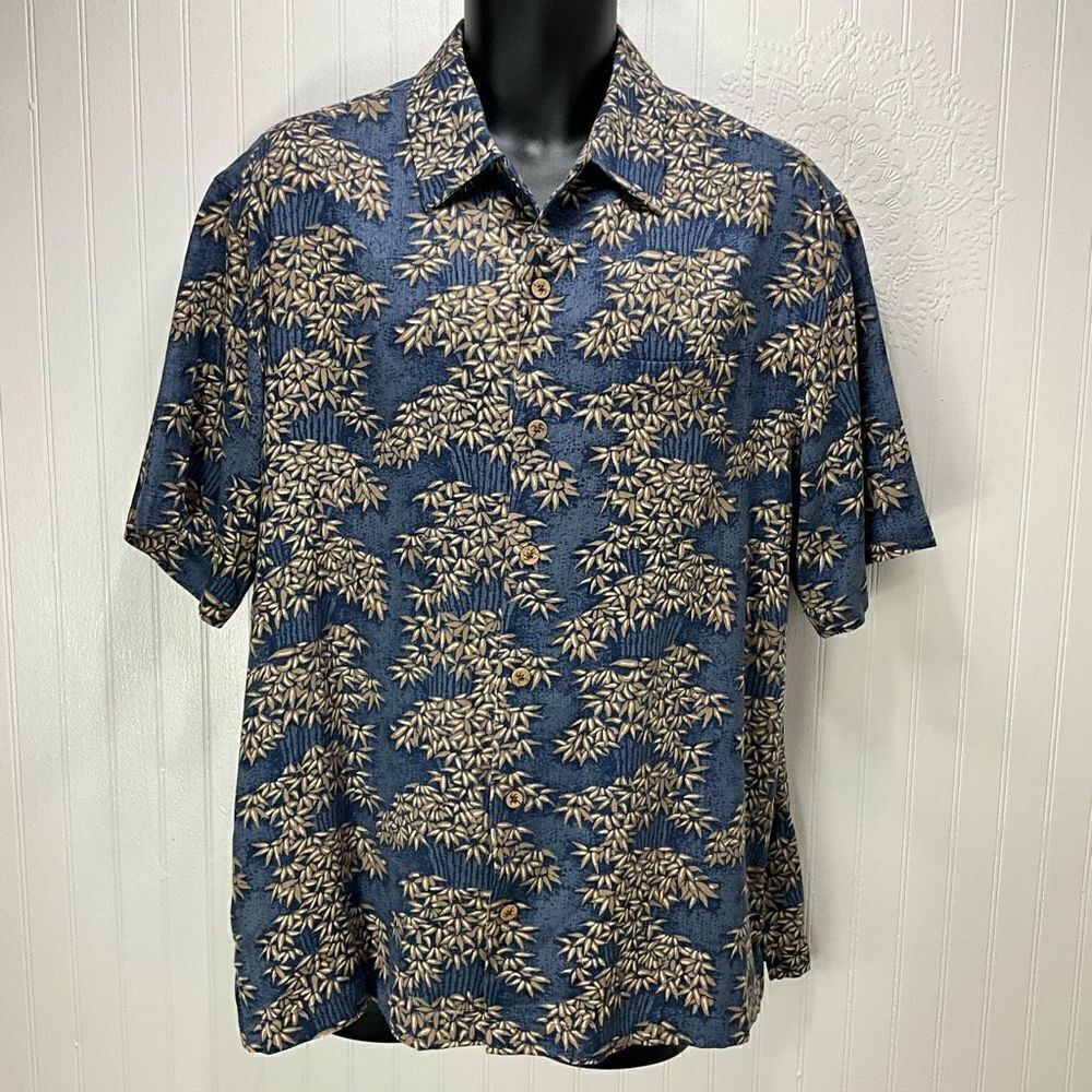 CARIBBEAN Silk Blend Hawaiian Shirt